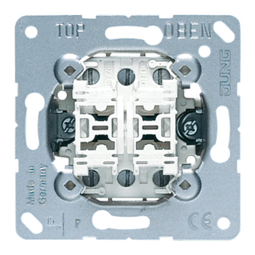 Механизм переключателя 2-клавишного JUNG Коллекции JUNG, скрытый монтаж