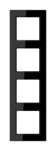 Рамка 4 поста JUNG A CREATION, черный