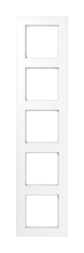 Рамка 5 постов JUNG A 550, белый блестящий