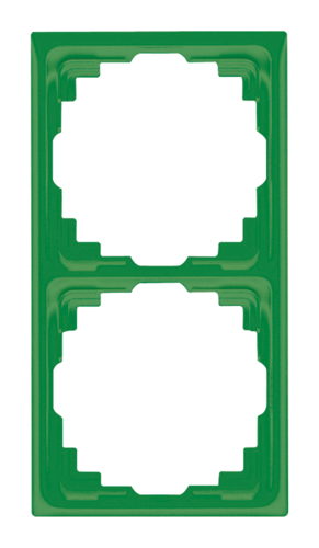 Рамка 2 поста JUNG CD 500, зеленый