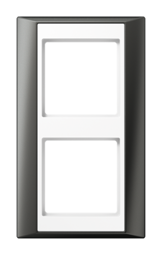 Рамка 2 поста JUNG A PLUS, антрацит