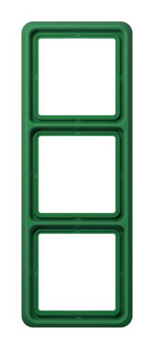 Рамка 3 поста JUNG CD, зеленый