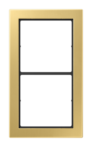 Рамка 2 поста JUNG FD DESIGN, латунь