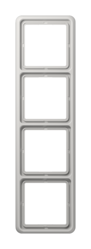 Рамка 4 поста JUNG CD, светло-серый