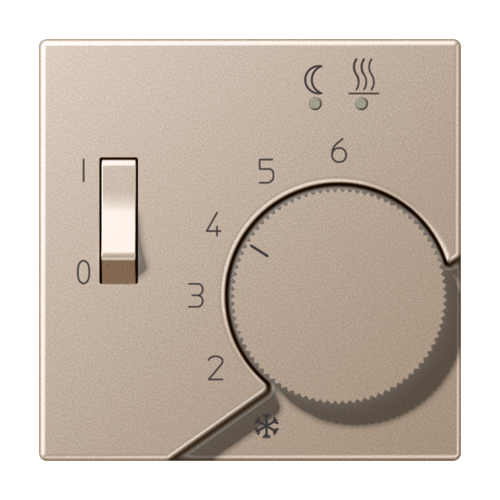 Накладка на термостат JUNG А-СЕРИЯ, шампань