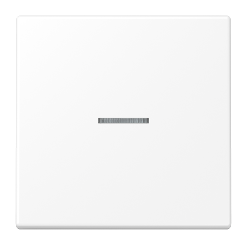 LS990 Клавиша 1-ная  с линзой, цвет Матовый белый