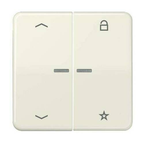 Накладка на жалюзийный выключатель Jung, слоновая кость, CD1701P