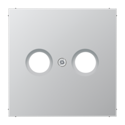 Накладка на розетку телевизионную JUNG LS METAL, матированный алюминий