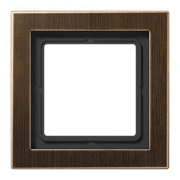 Рамка 1 пост JUNG LS DESIGN, античная латунь