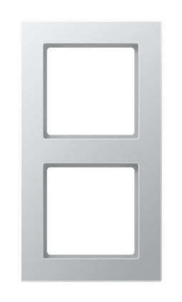 Рамка 2 поста JUNG A CREATION, алюминий