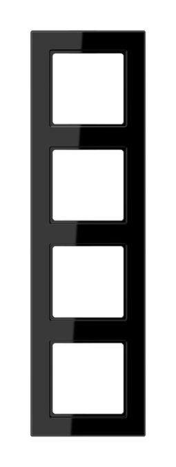 Рамка 4 поста JUNG A CREATION, черный