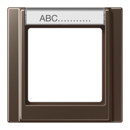 Рамка 1 пост JUNG A 500, мокко
