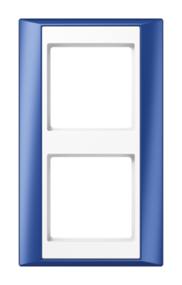 Рамка 2 поста JUNG A PLUS, синий