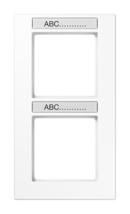 Рамка 2 поста JUNG A CREATION, белый