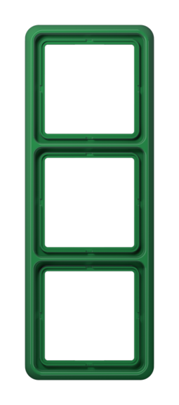 Рамка 3 поста JUNG CD, зеленый