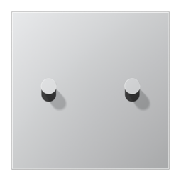 Накладка тумблера JUNG LS1912, алюминий