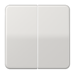 Клавиша двойная JUNG CD 500, светло-серый