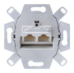 Механизм розетки JUNG, скрытый монтаж, UAE8-8UPOK6