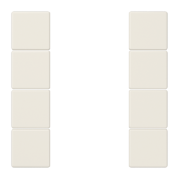 JUNG Слоновая кость Комплект накладок 4гр