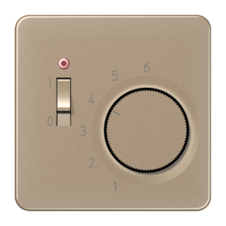 JUNG CD 500/CD plus Бронза Накладка термостата комнатного с выкл. (мех TR231U, TR241U)