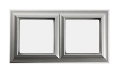 Рамка 2-поста; Eco Profi Standart; термопласт; алюминий